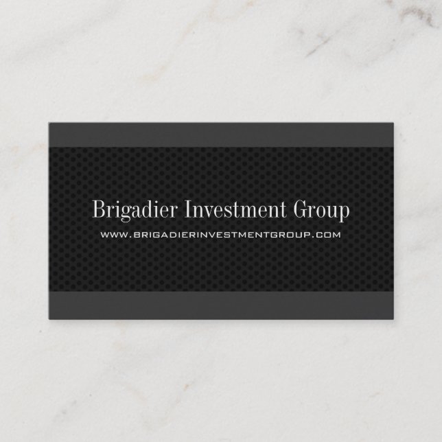 Investor Business Cards (Front)