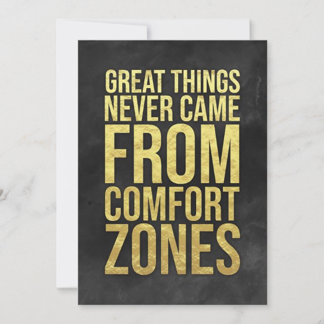 Investor Comfort Zones Thank You Card (Front)