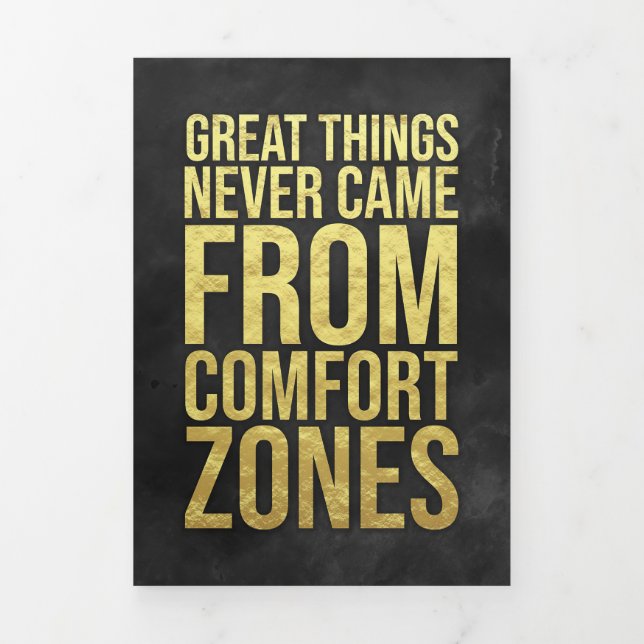 Investor Comfort Zones Tri-Fold Card (Cover)