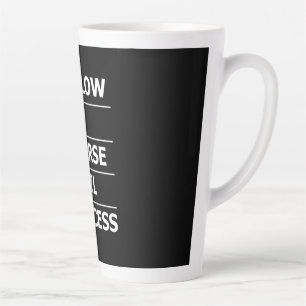 Investor Follow One Course Until Success Latte Mug