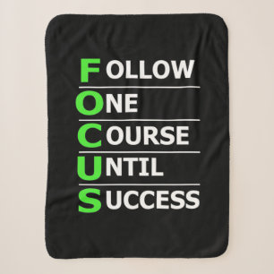 Investor Follow One Course Until Success Sherpa Blanket