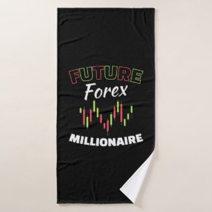 Investor Future Forex Millionaire Bath Towel