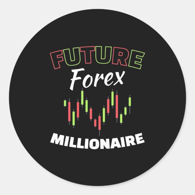 Investor Future Forex Millionaire Classic Round Sticker (Front)