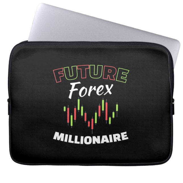 Investor Future Forex Millionaire Laptop Sleeve (Front)