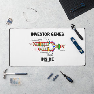 Investor Genes Inside DNA Replication Geek Humor Desk Mat