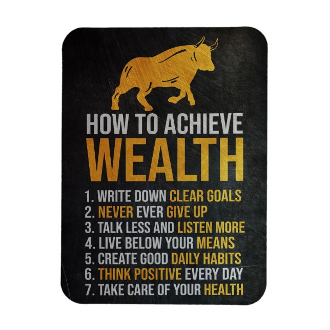 Investor How To Achieve Wealth Magnet (Vertical)