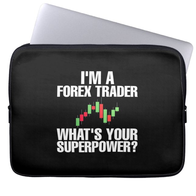 Investor I Am A Forex Trader Laptop Sleeve (Front)