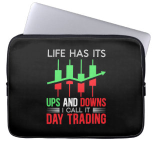 Investor I Call It Day Trading Laptop Sleeve