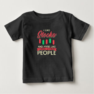 Investor I Like Stocks Baby T-Shirt