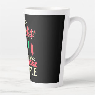 Investor I Like Stocks Latte Mug