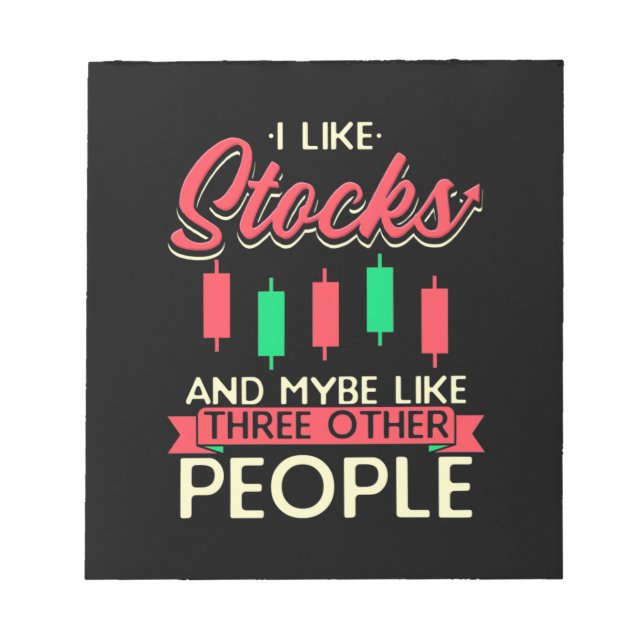 Investor I Like Stocks Notepad (Front)