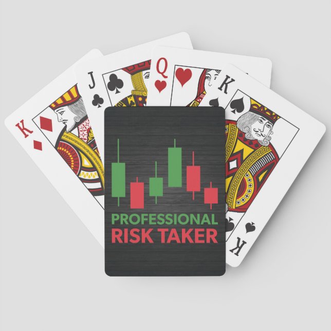 Investor Professional Risk Taker Playing Cards (Back)