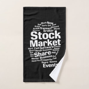 Investor Stock Market Words Head Hand Towel