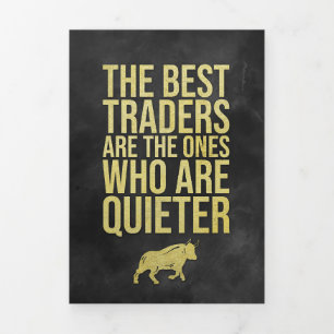 Investor The Best Traders Tri-Fold Card