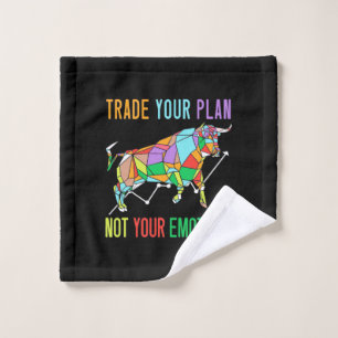 Investor Trade Your Plan Wash Cloth