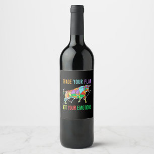 Investor Trade Your Plan Wine Label