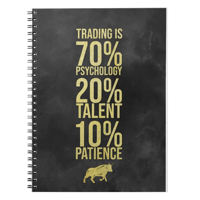 Investor Trading Talent Patience Notebook (Front)