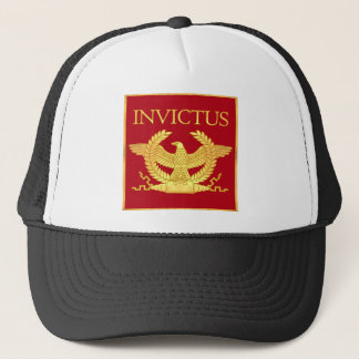 Invictus Eagle on Red Trucker Hat