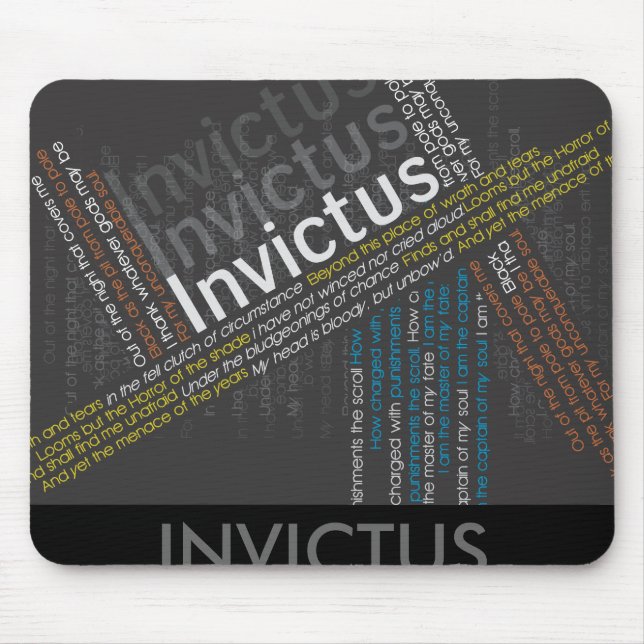 Invictus Mouse Mat (Front)