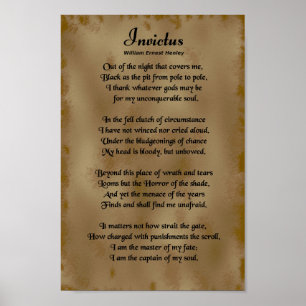Invictus Poster
