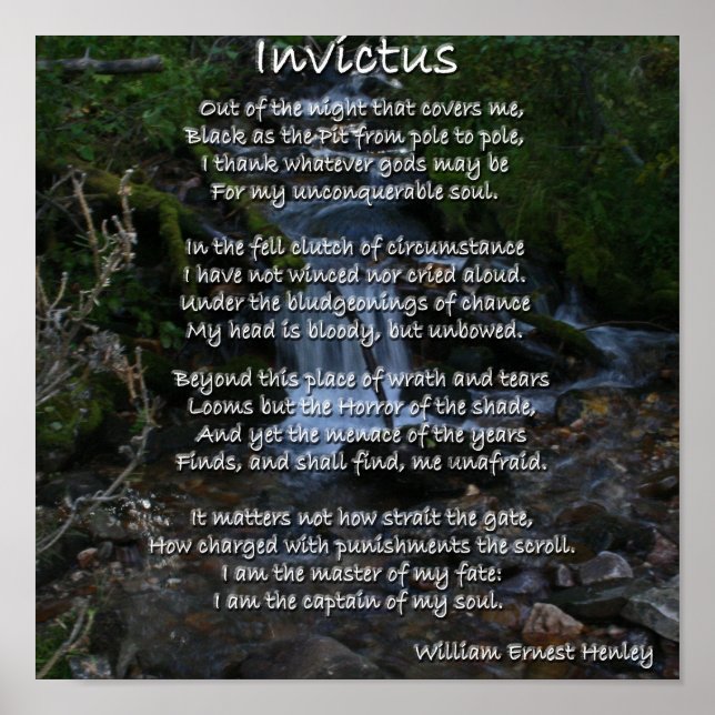 Invictus Poster (Front)