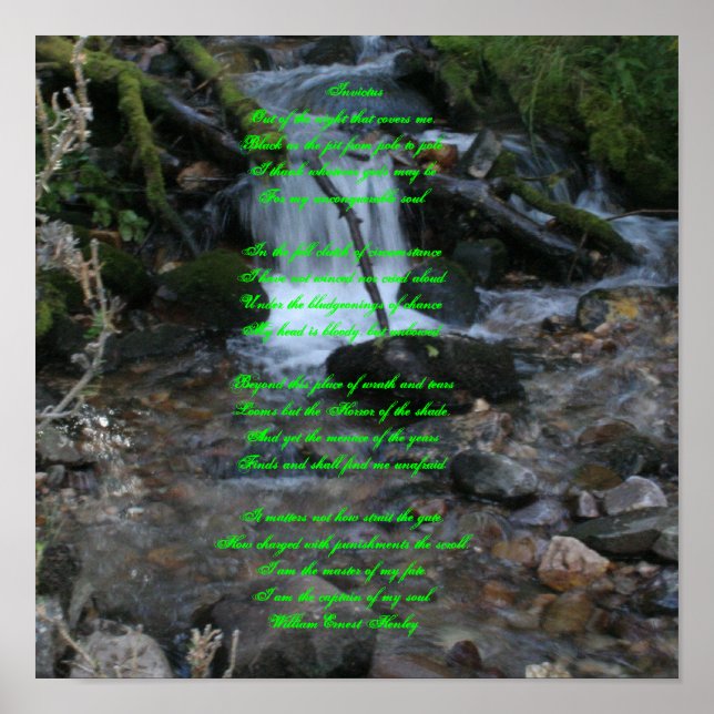 Invictus Poster (Front)