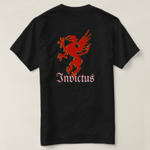 Invictus tee shirt, Red Dragon