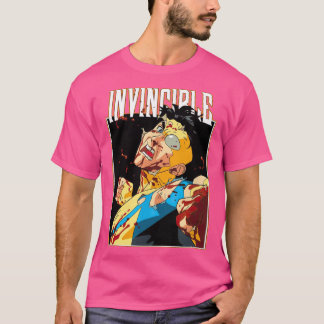 Invincible Battle Damaged Mark family friends T-Shirt
