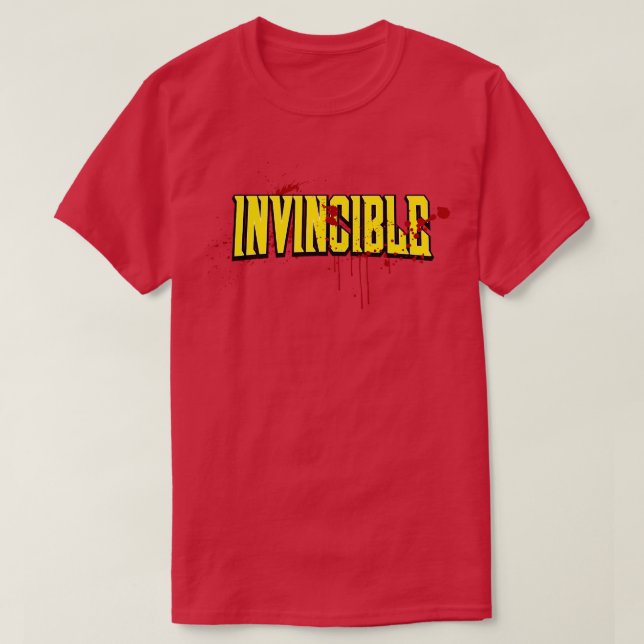 Invincible Blood Spatter T-Shirt (Design Front)