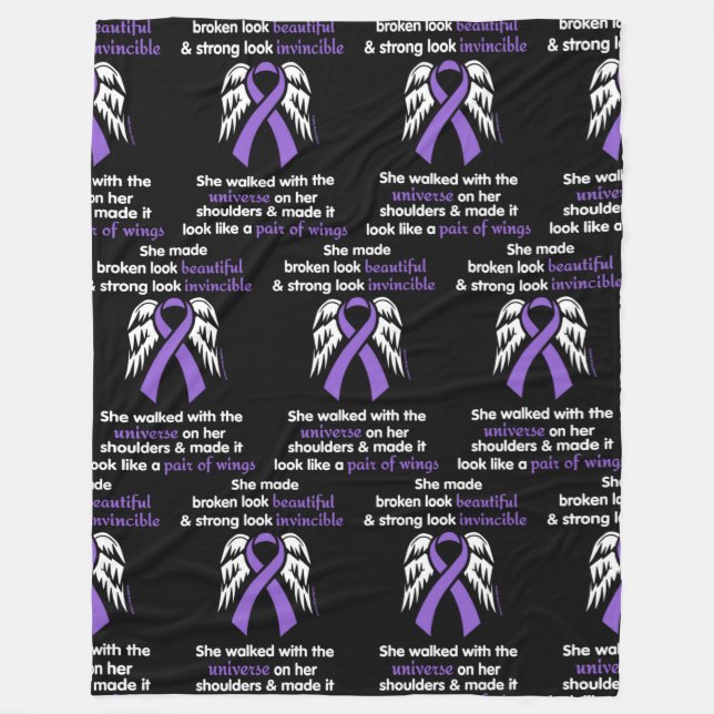 INVINCIBLE...Chiari Fleece Blanket (Front)