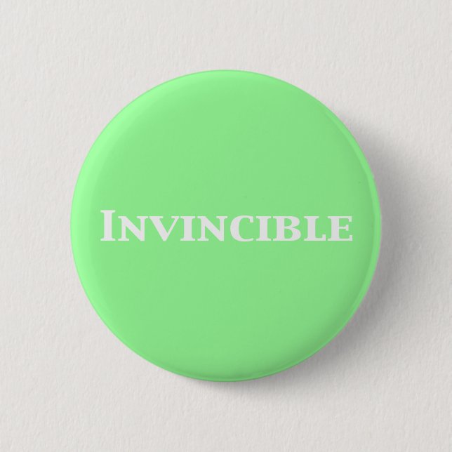 Invincible Gifts 6 Cm Round Badge (Front)