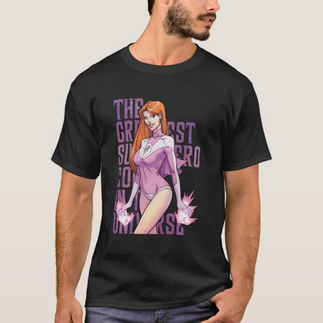 Invincible Greatest Comic - Atom Eve T-Shirt (Front)