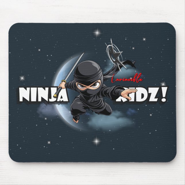 Invincible Ninja Kidz |  Mouse Mat (Front)
