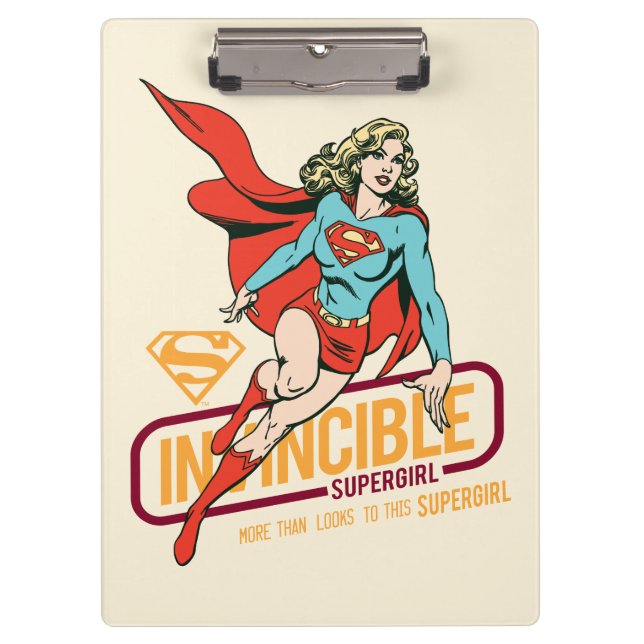 Invincible Supergirl Retro Graphic Clipboard (Front)