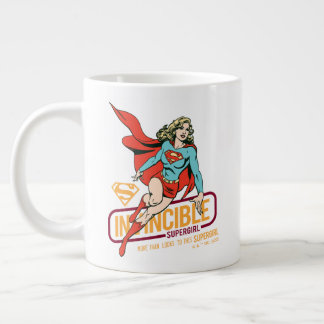 Invincible Supergirl Retro Graphic Large Coffee Mug