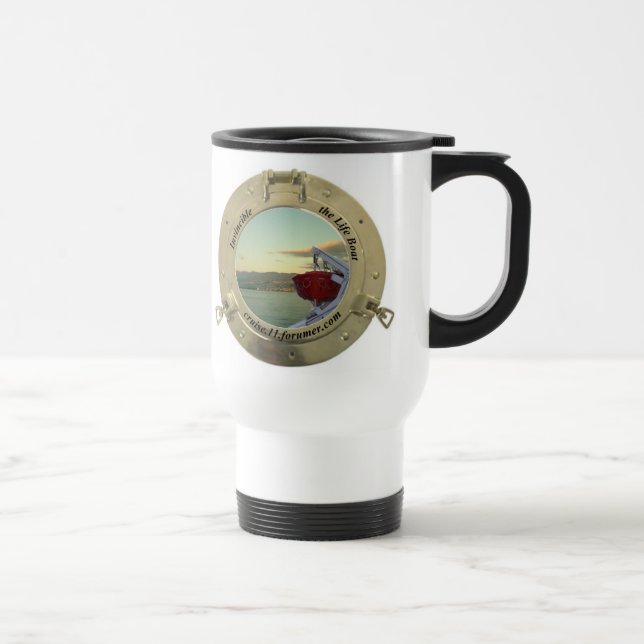 Invinvcible log travel mug (Right)