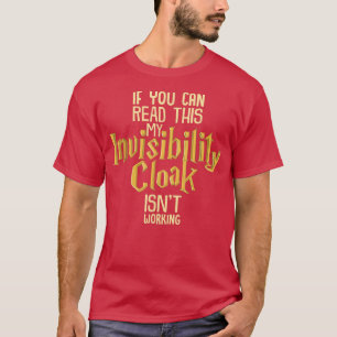Invisibility CloakGeek Book Movie Lover T Kids T-Shirt