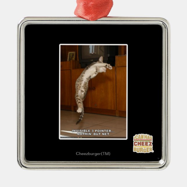 Invisible 3 Pointer Metal Tree Decoration (Front)