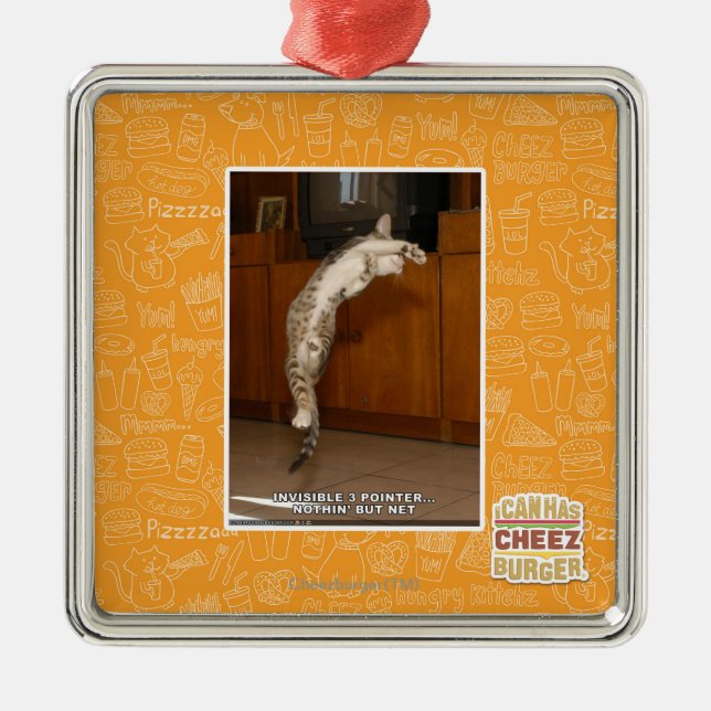 Invisible 3 Pointer Metal Tree Decoration (Front)