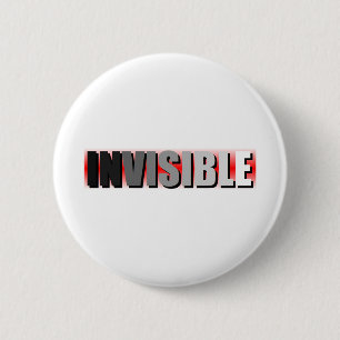 invisible 6 cm round badge