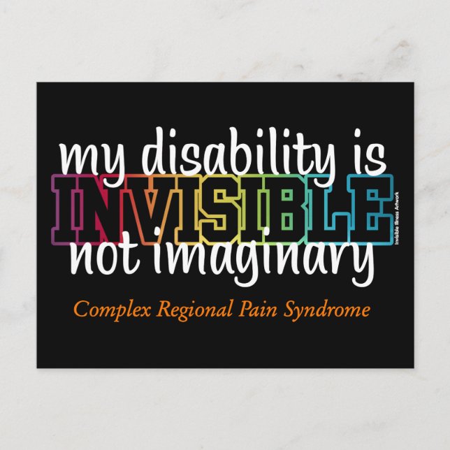 INVISIBLE...CRPS POSTCARD (Front)