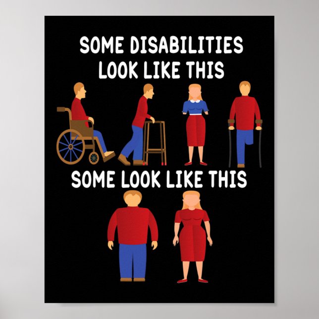Invisible Disabilities and Mental Health Awareness Poster (Front)