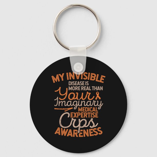 Invisible Disease Rsd Crps Awareness  Key Ring (Front)