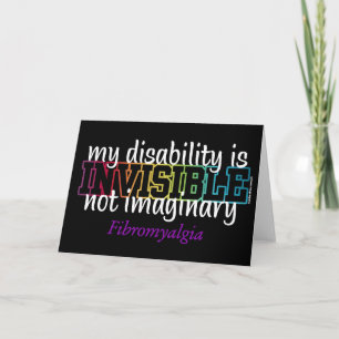 INVISIBLE...Fibro Card