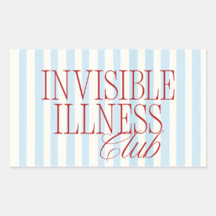 'Invisible Illness Club' Cute Spoonie Sticker