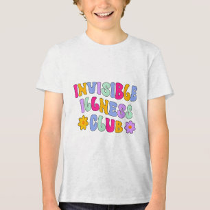 Invisible Illness Club Mental Health Awareness Mon Tri-Blend Shirt