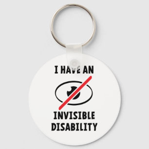 Invisible illness, disability. Invisible illness. Key Ring