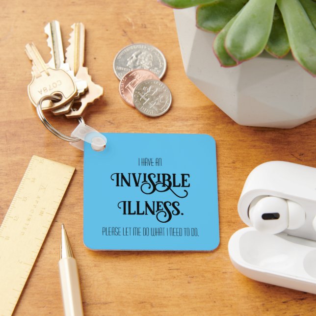Invisible Illness Key Ring (Desk)