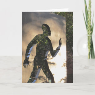 INVISIBLE MAN IN NEW YORK CITY CARD