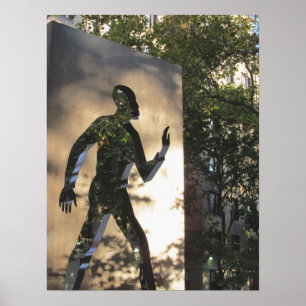 Invisible Man in New York City Poster